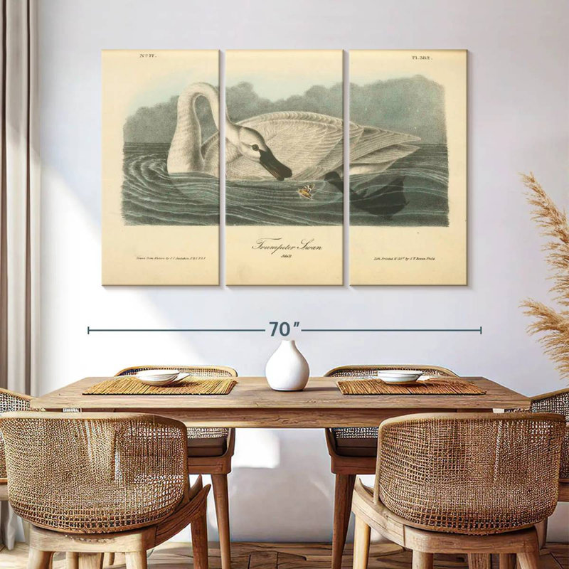 Brampt Trumpeter Swan, 42" H x 65" W