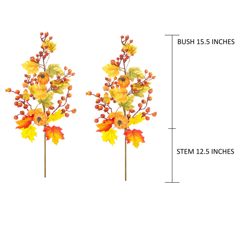 Pulvérisateur en mélange de faux citrouille baies, H 29 po x l 8 po x P 4 po