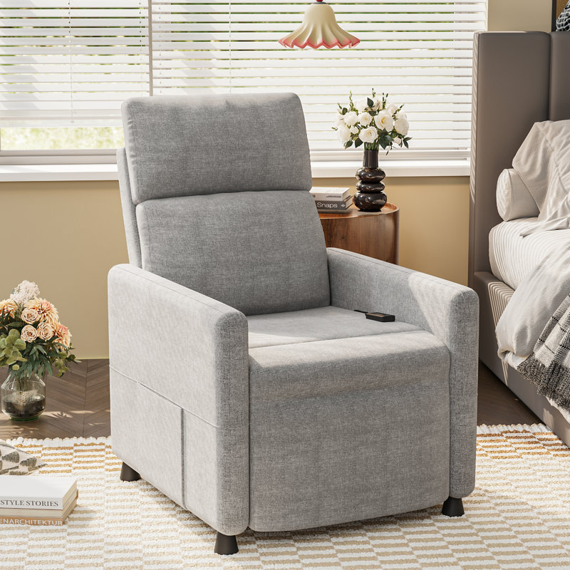 Fauteuil inclinable à télécommande avec dossier et repose-pieds réglables, canapé