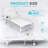 Outdoor Patio Adjustale Chaise Lounge Chair With Wheels And Armrests-783851877