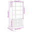 Bibliothèque Wildon Home® VIGO 33,5 po x 13,8 po x 66,9 po pin massif-969888250