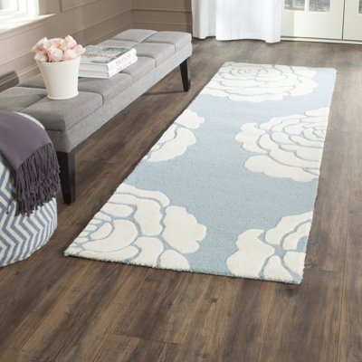 Cannen Hand Tufted Wool Floral Rug