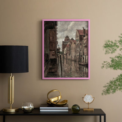 Vintage Landscape CLVII Framed Print - Solid Wood