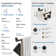 Davenport Chrome Transitional Pivoting Double Post Toilet Paper Holder