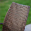Ensemble de 2 chaises d'extérieur en osier durable avec sièges confortables et finition résistante aux intempéries pour le patio ou la terrasse