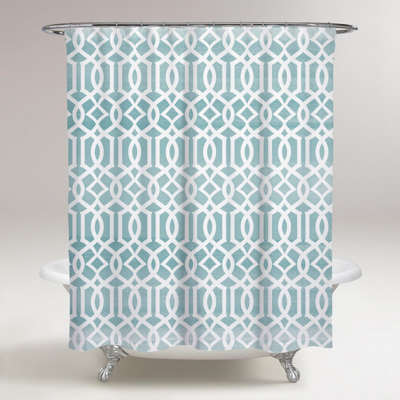 Geometric Shower Curtain