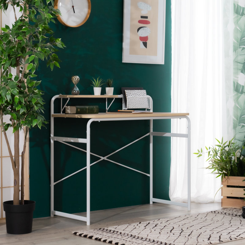 Alaric Metal Base Writing Desk