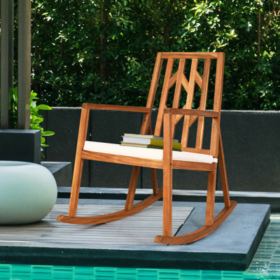 Arissa Pine Solid Wood Outdoor Chair