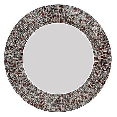 Miroir de mosaïque mural Zorigs