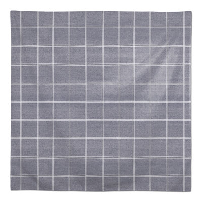 Linen With Plaid Yellow 2 Tablecloth