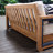 Nash Teak Patio Sofa With Cushions