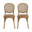Ensemble de 2 chaises de salle à manger ()-1631682241