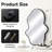 Irregular Shaped Metal Wall Mirror Asymmetrical Mirror-35682343-35682340