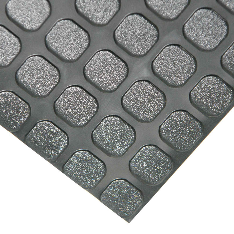 Rubber-Cal, Inc. 48'' W x 60'' L Garage Flooring in Black
