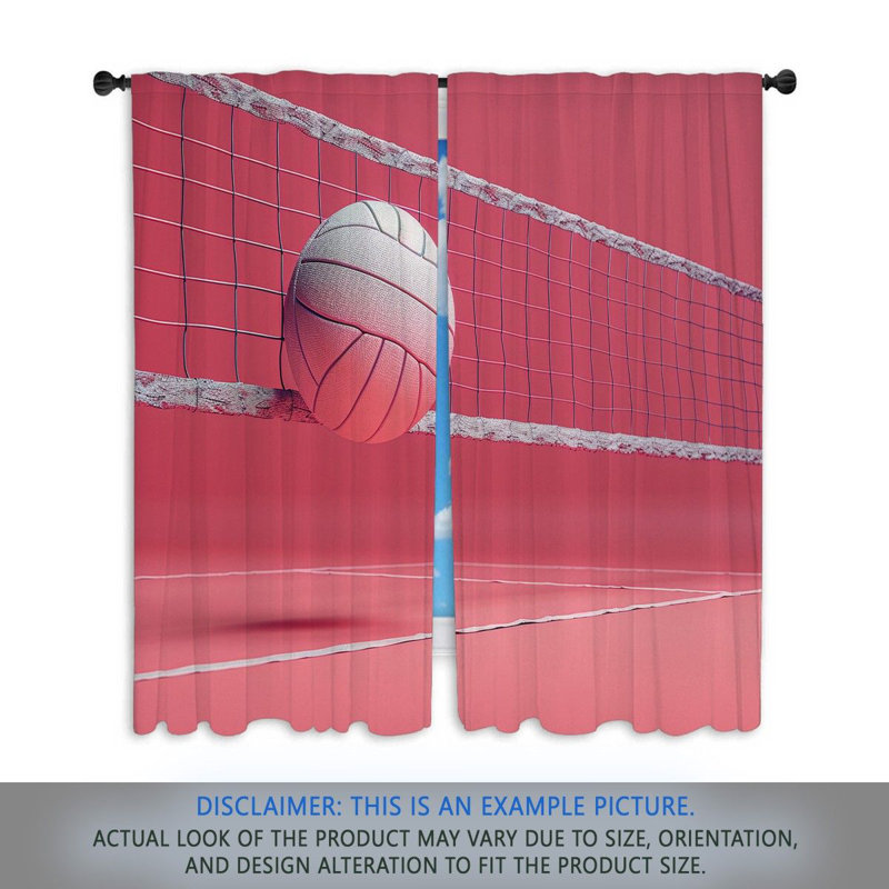 Paire de rideaux obscurcissant en polyester Mcclenny, L 40 po x L 61 po