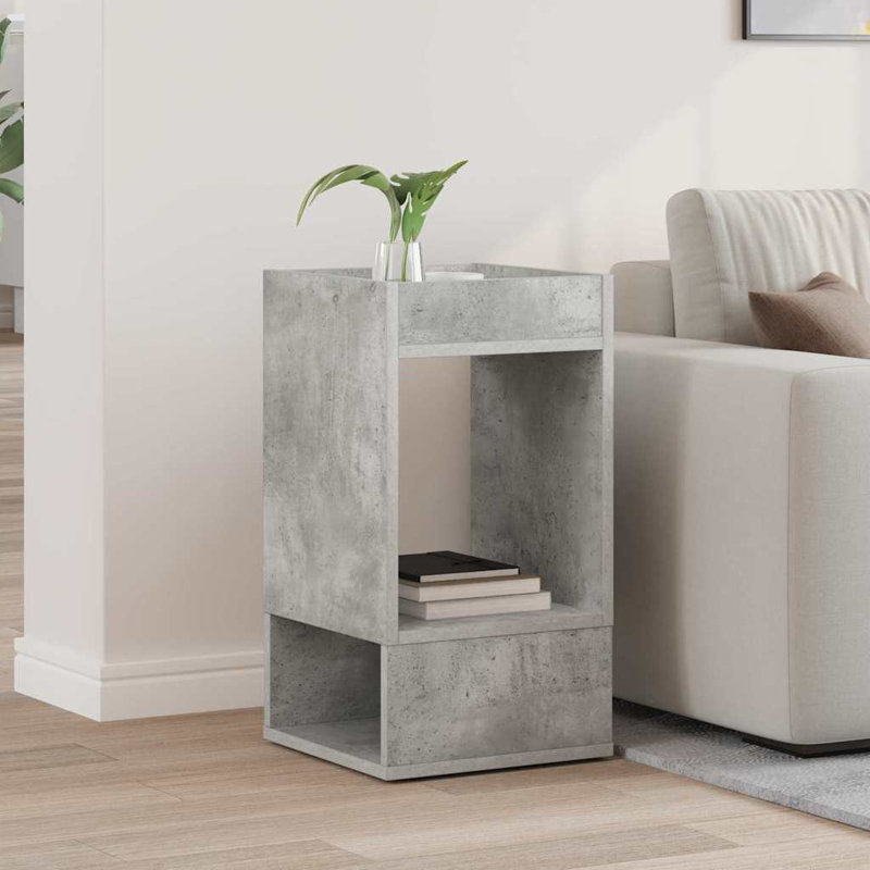 End Table, Concrete Grey