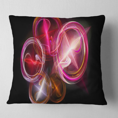 Bureau Fractal - Coussin imprimé abstrait
