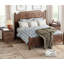 Ensemble de chambre à coucher de style campagnard 3 pièces, commode 48 pouces avec 6 tiroirs et 2 tables de chevet avec 1 station de charge Laziza-1251627324
