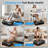 Vibration Plate Exercise Machine, Lymphatic Drainage Machine, Body Workout Vibration Platform with 330lbs Capacity, Black