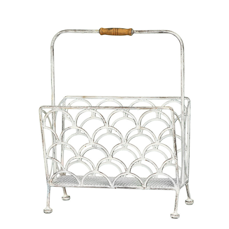 Maren Metal Free Standing Magazine Rack