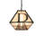 60" Long Personalized "D" Oblong Pendant
