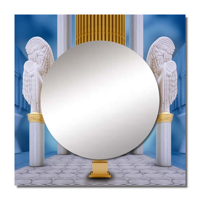 Mirlatav - Miroir géométrique moderne mural