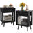 Rustic Brown Nightstand - Unique Design With Ample Storage For Bedroom & Living Room-110967884