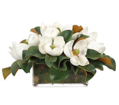 Magnolia Floral Arrangement in Planter