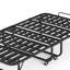 Lit pliant de 75 pouces de long pour les personnes de grande taille, 5 matelas en mousse à mémoire de forme, capacité de 450 lb, peu encombrant, cadre moderne, assemblage rapide pour maison de 75 po, 5 po portable et style
