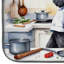 Tapis de séchage Black Poodle The Chef