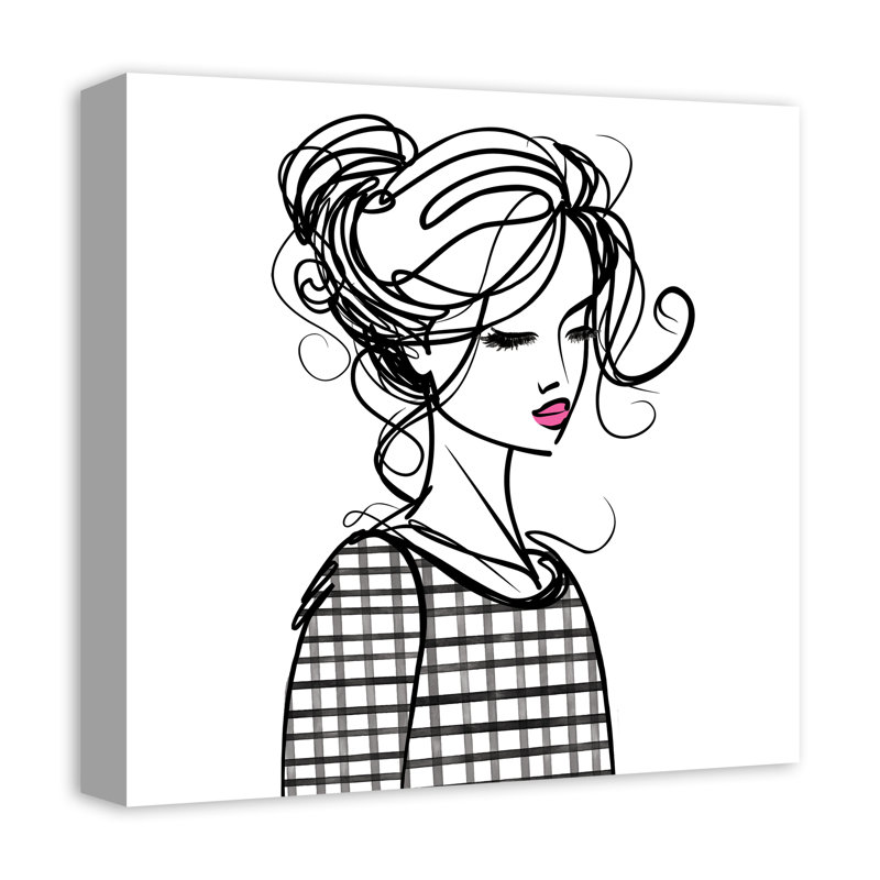 Art sur toile fashionista Majeic