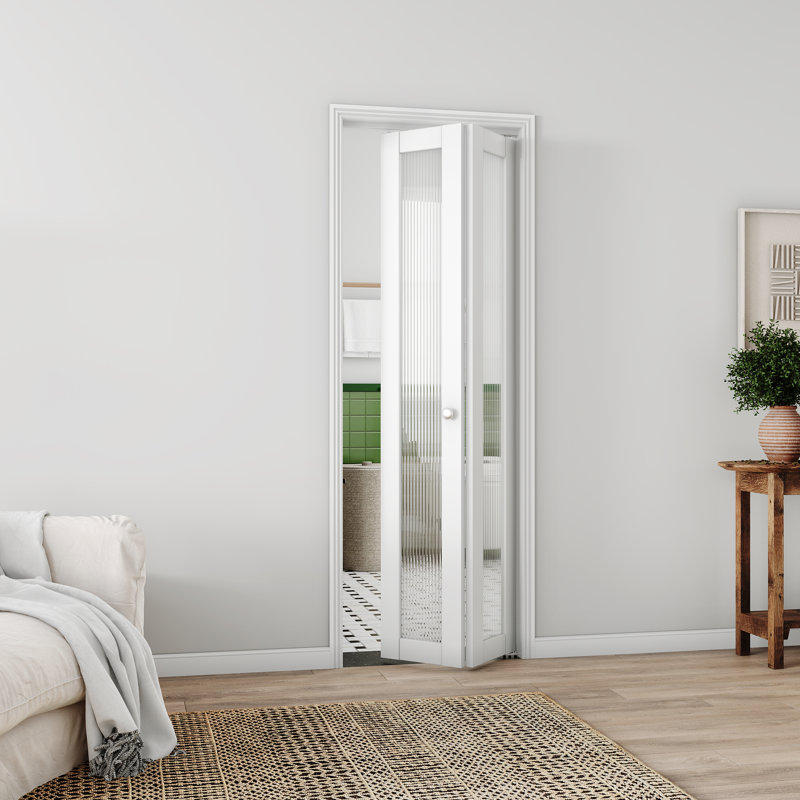 Porte pliante en bois massif 1-Lite, 24 po x 80 po, 1