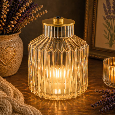 Sandersville Glass Novelty Lamp