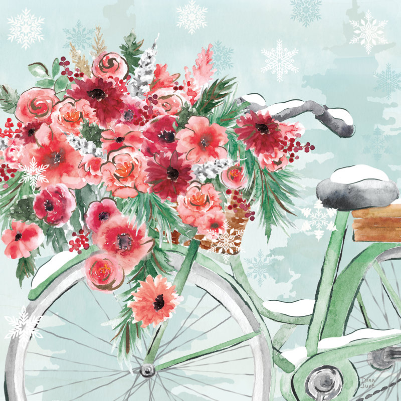 Holiday Ride VI by Dina June - Wrapped Canvas Painting, 30cm H x 30cm W