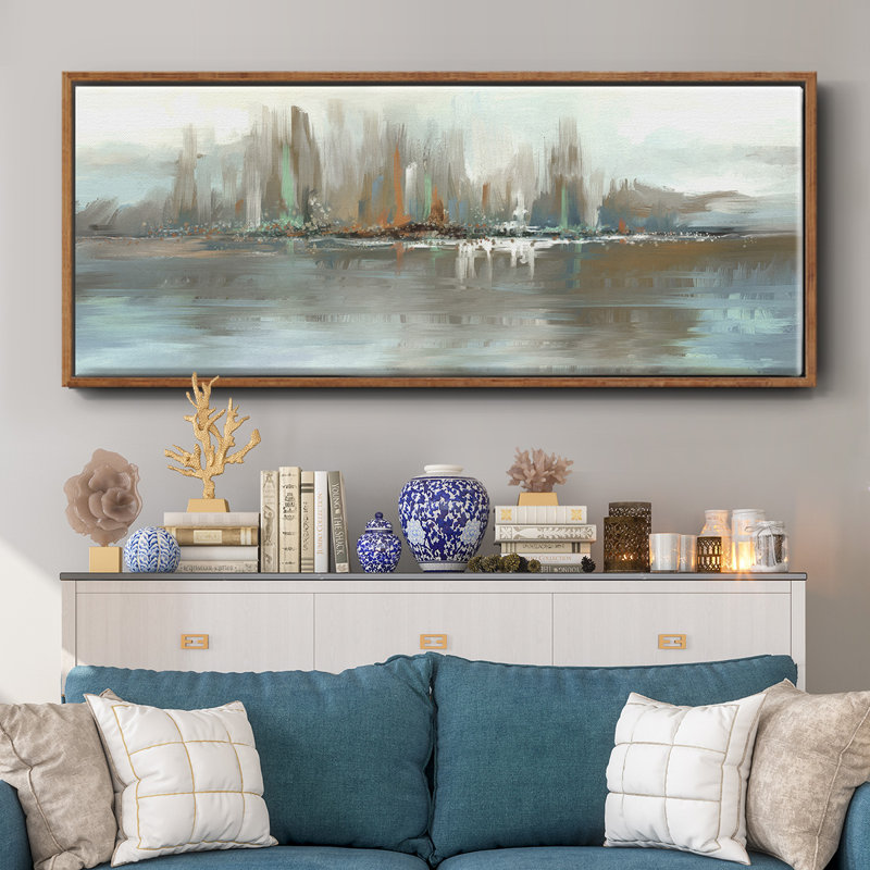 Big City Lights - Toile encadrée, H 24 po x l 60 po