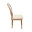 Chaise d'appoint rembourrée en lin-826109334