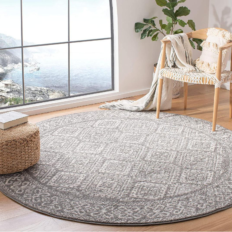 Tapis de performance du sud-ouest Tulum, Rond 5 pi