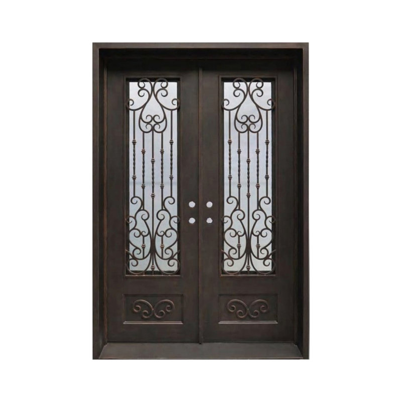 Elmwood Iron Double Doors