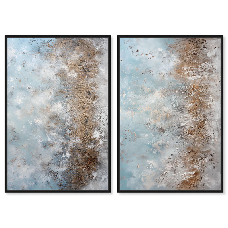 Curlean Shore, Cadre flottant noir, H 45 po x l 30 po