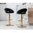 Kshaun Swivel Upholstered Adjustable Height Counter Stool with Metal Frame-732792996