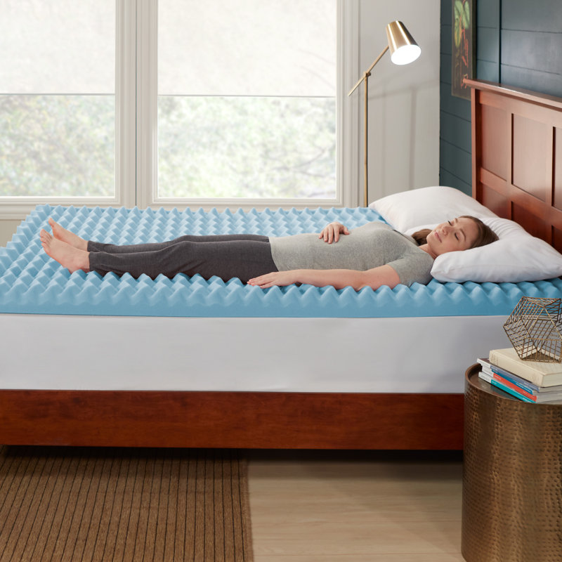 Friederike 4'' Memory Foam Mattress Topper, Queen