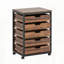 Armoire de rangement avec tiroir en bois