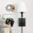 1 - Light Iron Hardwired Wallchiere-602470850