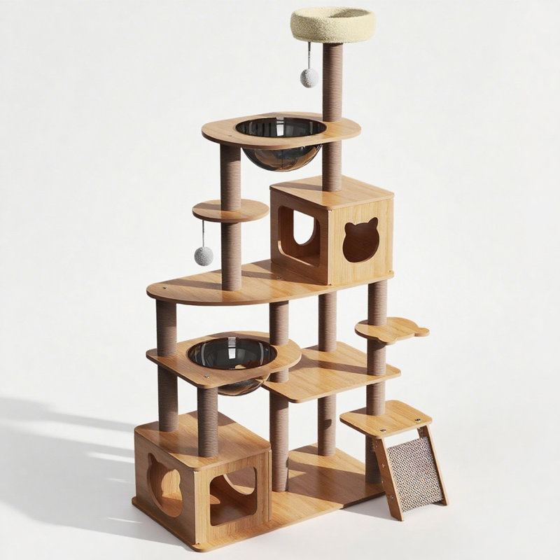 10 Tiers Cat Tree with Condons,Perch,Scratching Posts
