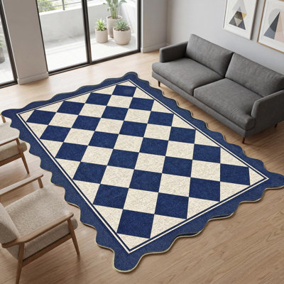 Tapis festonné intérieur / extérieur Scalloped