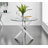 4 - Person Glass Top Pedestal Dining Set-2074974861-2074974852