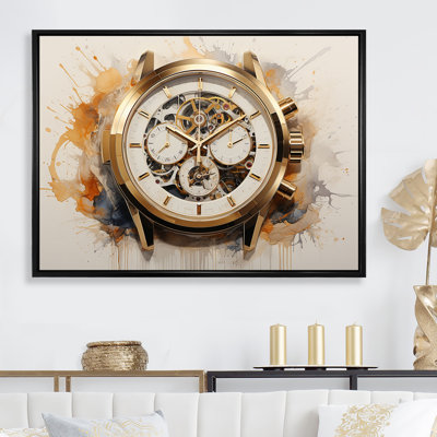 Minimalisme montre de luxe II sur toile