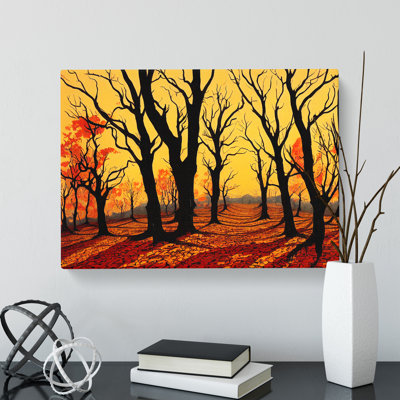Exclusive Autumn Forest - Wrapped Canvas