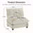 73 LSF Sofa Chenille- Beige