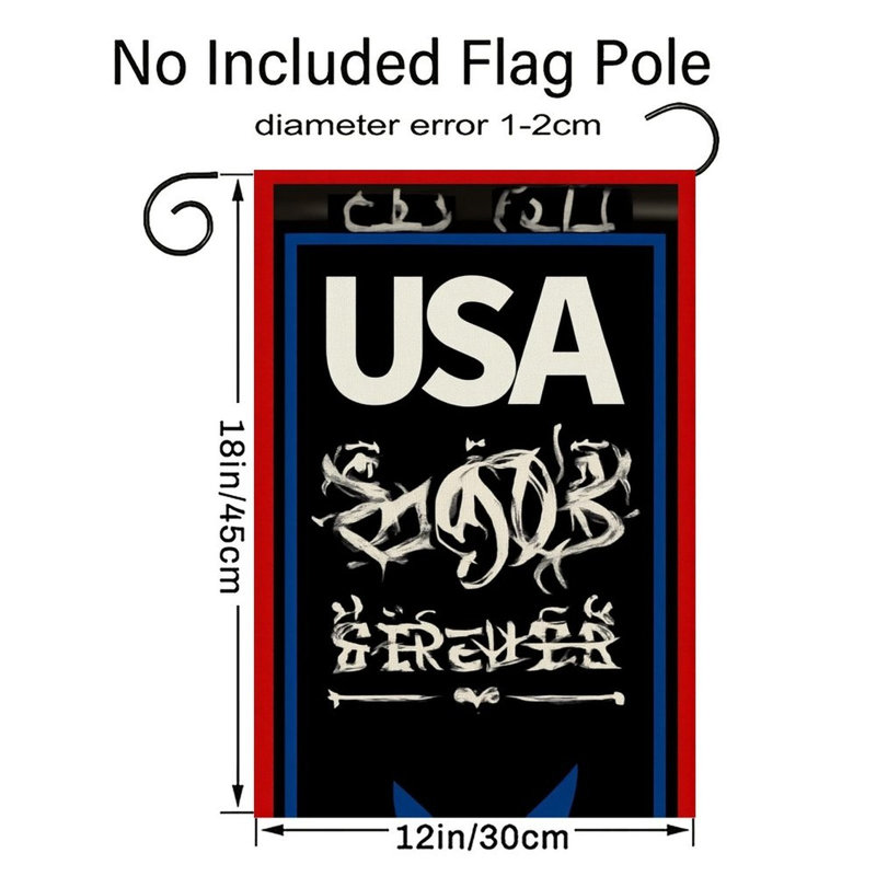 Drapeau décoratif Graffiti Bold USA